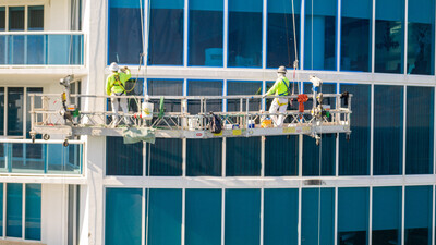 side view work in progress Trump Hollywood condos 